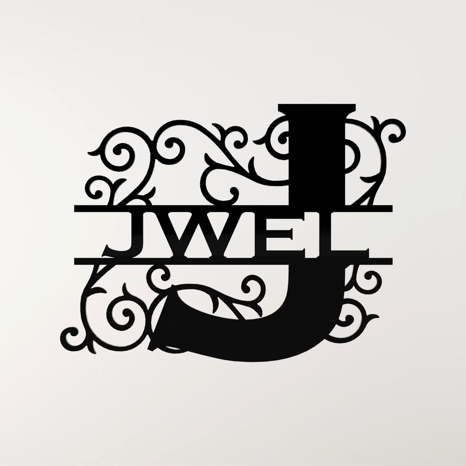 Family Name Monogram (Traditional)