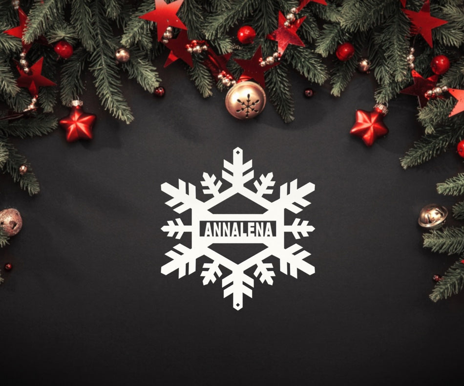 Personalised Christmas Snowflake